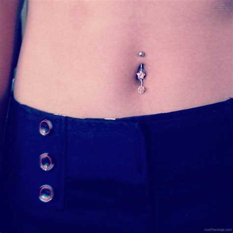 star navel piercing|star belly button piercing ring.